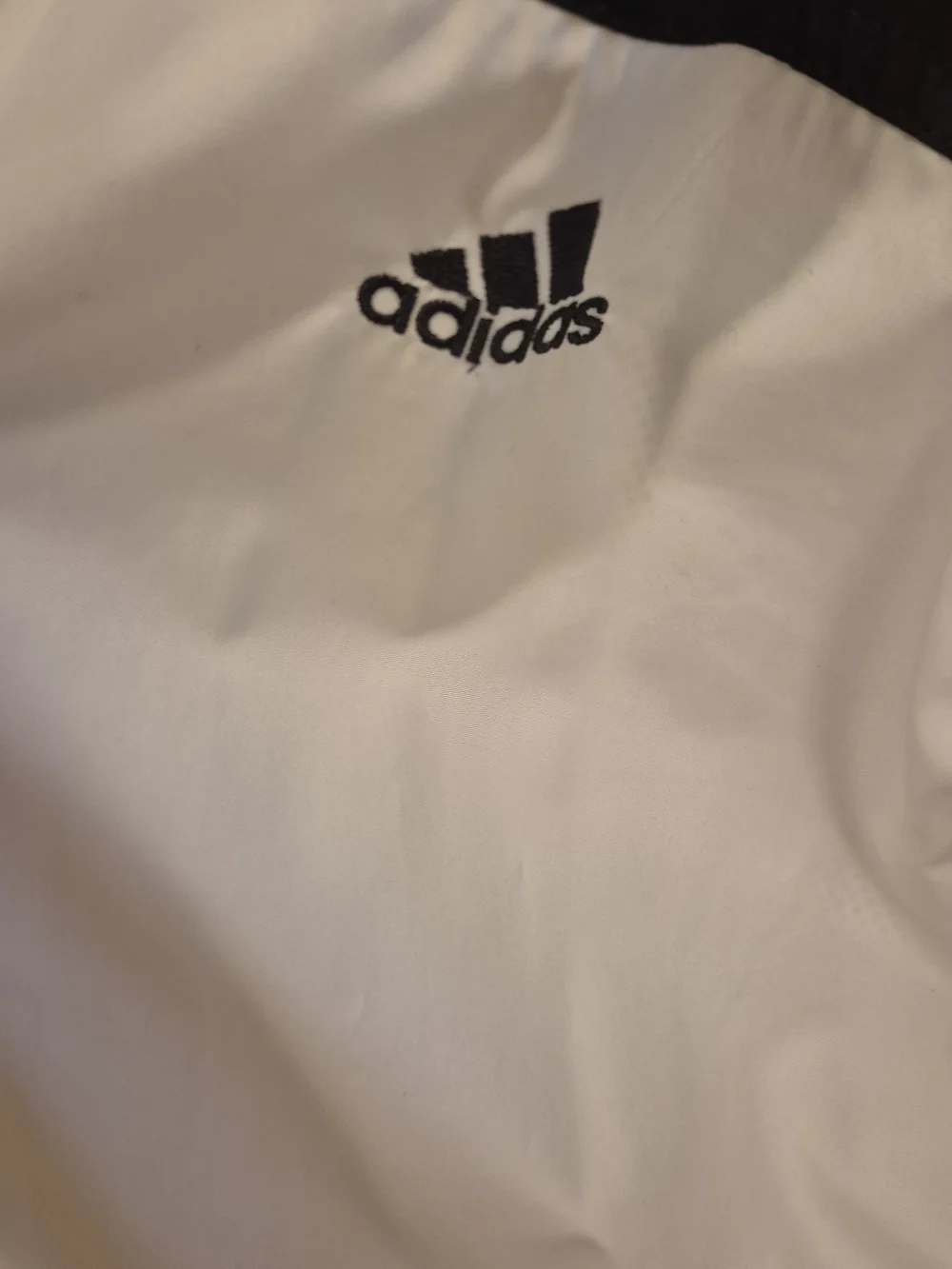 **JACKET IS MEDIUM. PANTS ARE LARGE**Adidas Black and White Two-Piece Tracksuit. - Picture 3 of 9